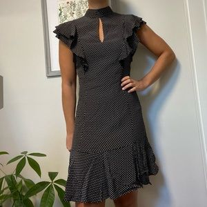 Karen Millen Polka Dot Dress - Size 4 NWT